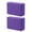 Purple 2pcs, variant on mdesiwst 1/2Pcs EVA Yoga Block Supportive Lightweight Pilates Meditation Non-Slip Foam Block High Density Fitness Gym Blocks Yoga Accessories