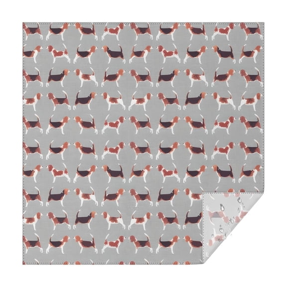 Animal Beagle Cute Dog Square Tablecloth,Waterproof Square Table Cover,Wipeable Spillproof Washable Table Cover for Home Kitchen Party Decor 42"X42"(107x107cm)