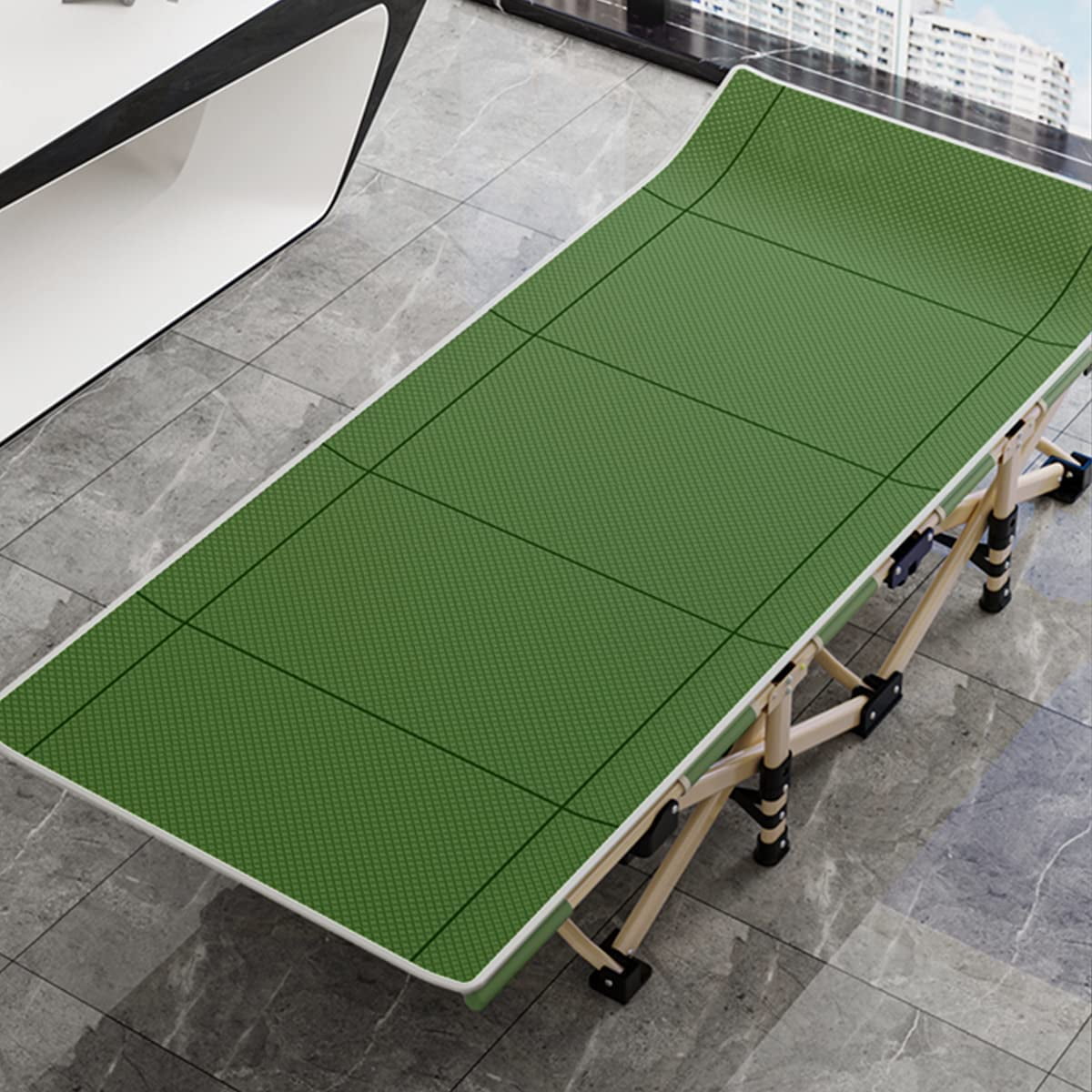 Lilypelle Folding Camping Cots for Adult Portable Fold Up Cot Bed for