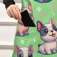 thumbnail image 4 of Cartoon Cute French Bulldog Kitchen Apron with 2 Pockets Adjustable waterproof Cooking Aprons for Women Men Chef, 4 of 7