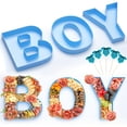 thumbnail image 2 of QJUHUNG Mini Charcuterie Letters 8 Inch Charcuterie Board Letters Fillable Sweet Chocolate Charcuterie Letter Fillable Box Letters For Charcuterie Fillable Baby Shower Decorations (Boy), 2 of 6