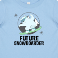 thumbnail image 4 of Inktastic Snowboarding Future Snowboarder Childs Boys or Girls Baby T-Shirt, 4 of 5