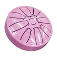 thumbnail image 4 of Mini Tongue Drum 4-Inch 8-Tone Steel Percussion Instrument | Carbon Steel Compact Hollow Drum | Portable Melodic Drum | Lightweight Practice Musical Instrument | Drumstick Included, 4 of 7