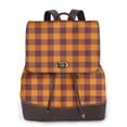 thumbnail image 1 of Fotbe Fall Buffalo Plaid Mochila Bolso con Estampado para Mujer, Mochila Antirrobo de Nylon Impermeable, Bolsa Ligera de Hombro, 1 of 4