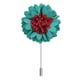 thumbnail image 1 of Flor de solapa de de hecho a mano Boutonniere Stick Pin accesorios de novio para hombre Zulema Tie Pin de la solapa, 1 of 8