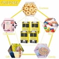 thumbnail image 3 of 12Pcs School Bus Goodie Bags School Bus Gift Snacks Candy Party Favors Bag with Handles Yellow Bus Theme Party Treat Bags for Kids Birthday Baby Shower Welcome Back to School Supplies, 3 of 7