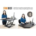 thumbnail image 2 of Stand Steady X-Elite Pro Corner Standing Desk | 40 Inch Corner Sit to Stand Desk Converter Ideal for Cubicles and L Shaped Desks! Easy Height-Adjustable and Fully Assembled!, 2 of 6