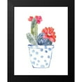 thumbnail image 2 of Swatland, Sally 15x18 Black Modern Framed Museum Art Print Titled - Cactus and Succulent Blooms II, 2 of 5