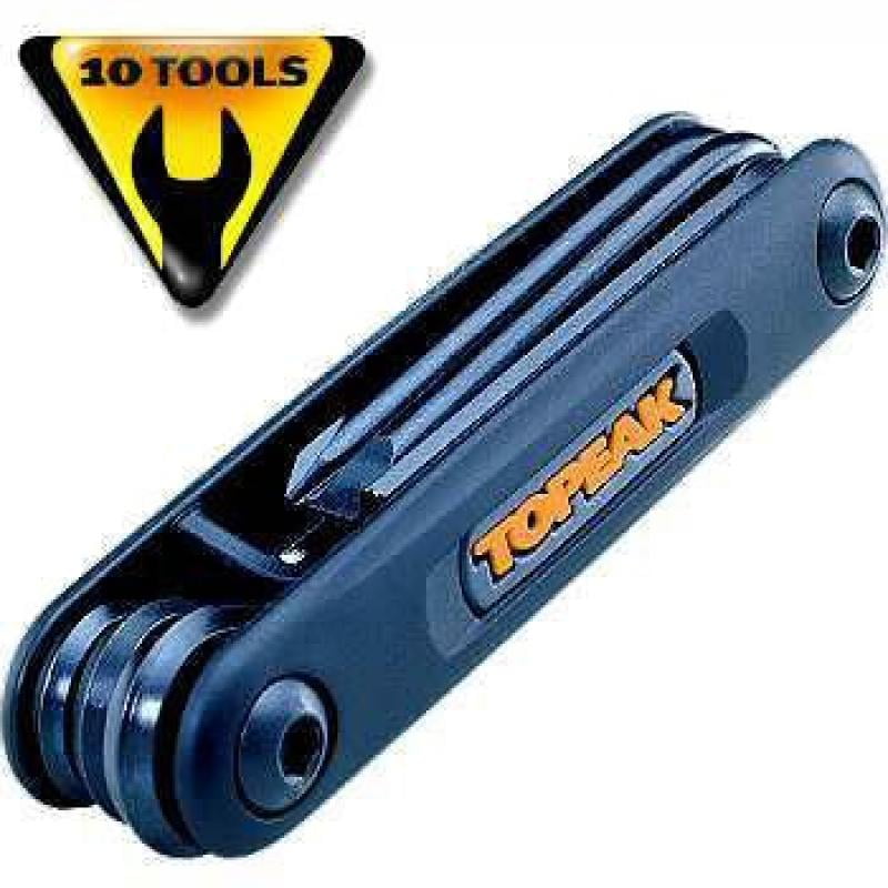 Topeak XTool Folding Bike Multi 10 Tool (Black)