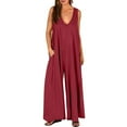 thumbnail image 2 of LYMAYTER S-3XL Casual Jumpsuit Thin Women's Jumpsuit Pocket Jumpsuit Women's, 2 of 3