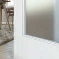 thumbnail image 2 of 36 in. x 80 in. x 1-3/8 in. Frosted Glass 1-Lite White Finished Solid Wood Core French Interior Door Slab, 2 of 3