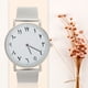 thumbnail image 2 of Relojes para Mujeres, Movimiento de Cuarzo, Correa de Acero Inoxidable, Reloj analógico con dial Redondo.(Plata) Ecomeon no, 2 of 5