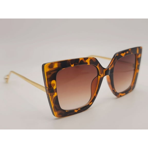 Fashion Big Rectangle Women Luxury Sunglasses Vintage Punk