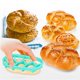 thumbnail image 5 of Inteprter 2 Pieces Hand Press Mold Mould Dessert Biscuit Baking Tool Molds DIY Bread Manual Pastry for Kitchen Restaurant Herramientas y accesorios para hornear No.2, 5 of 6