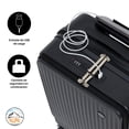 thumbnail image 3 of Maleta de Viaje Pallpall Carry On 20' Color Negro con Bolsa para laptop, 3 of 9
