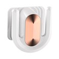 thumbnail image 3 of yuksok Étagère de Rangement pour Pantoufles de Salle de Bain Support Organisateur Multifonctionnel Blanc, 3 of 9