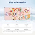 thumbnail image 4 of Toalla de playa Labubu, suave, de secado rápido, resistente a la arena, para natación, piscina, yoga, gimnasio, camping, toallas de baño ligeras, regalo para niños, niñas, niños y adultos, 31,5 x 63, 4 of 8