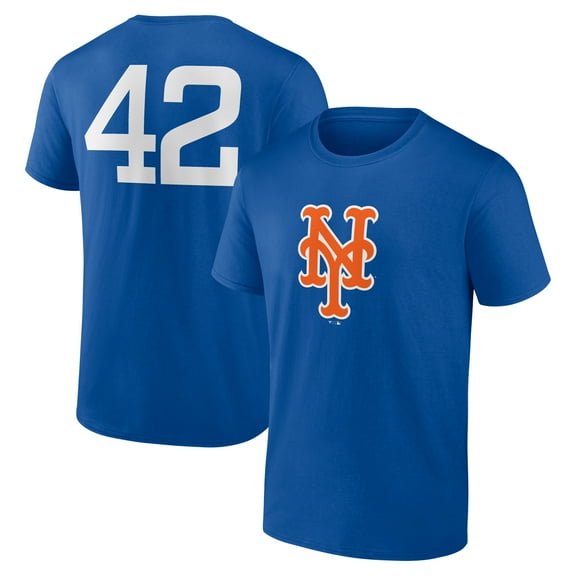 Men's Royal New York Mets Jackie Robinson Day Name & Number T-Shirt