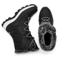thumbnail image 4 of Women’s Snow Boot With Waterproof Lace Up Mid-Calf Outdoor Winter Deep Tread Rubber Sole, 4 of 6