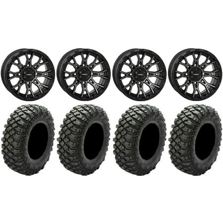 System 3 ST-6 14 Wheels Dark Tint 30 Crawler XR Tires Kawasaki Mule Pro FXT System 3 ST-6 14 Wheels Dark Tint 30 Crawler XR Tires Kawasaki Mule Pro FXT