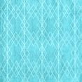 thumbnail image 1 of Ahgly Company Indoor Square Abstract Light Blue Contemporary Area Rugs, 4' Square, 1 of 4