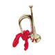 thumbnail image 1 of Soplando Bugle Scouting Trompeta Bugle Instrumento musical Trompeta de estilo clásico Brass Bugle para banda Orquesta Principiante Escuela , Dorado, 1 of 8