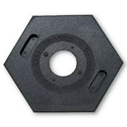 Grabber-Tube II 12 lb. Recycled Rubber Traffic Delineator Tube Base (2 Units)