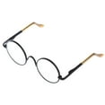 thumbnail image 1 of Accesorios de Moda Zulema Par de Gafas de Muñeca Retro Estilo Hippy Negro, 1 of 7