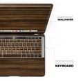thumbnail image 4 of DesignSkinz Bright Ebony Woodgrain Full-Body Skin Decal Wrap Cover for MacBook Pro 14" M1/M2/M3 (A2442/A2779/A2992), 4 of 9