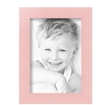 thumbnail image 2 of ArtToFrames 7" x 10" Pink Picture Frame, 7x10 inch Pink Wood Poster Frame (WOM-4120),  Pack, 2 of 7