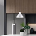 thumbnail image 6 of 41178-66 Livex Lighting Metal Shade - 1 Light Mini Pendant in Coastal Style - 10.5 Inches wide by 14 Inches high-Brushed Aluminum Finish, 6 of 10