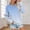 Blue Sweatshirt for Winter, variant on XPMWRP Women's Gradient Trendy Sweatshirt Casual Long Sleeve V Neck Pullover Loose Fall Winter Warm Sweatshirt Blue L