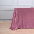 thumbnail image 5 of BalsaCircle 90" x 132" Sequin Rectangular Tablecloth - Pink, 5 of 9