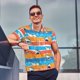 thumbnail image 4 of Fotbe Shark On Line Camiseta Polo de Golf para Hombre con Estampado – Camisa Deportiva Transpirable con Cuello Abotonado-3X-Large, 4 of 6
