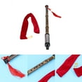 thumbnail image 3 of Miangastore Traditional Handmade Chinese Musical Instrument Purple Bamboo Flute Dizi in G Key, 3 of 8