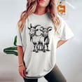 thumbnail image 4 of gbyLJF Women's Short Sleeve Blouses Comfy Cotton Crew Neck T Shirt Plus Size Loose Drop Shoulder Y2K Streetwear White S, 4 of 6