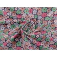 thumbnail image 6 of oneOone Rayon Chocolate Brown Fabric Florals Diy Clothing Quilting Fabric Print Fabric By Yard 56 Inch Wide-NZ1, 6 of 6
