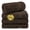 Chocolate Brown-4 Piece Bath Towel Set, variant on 40x80" Oversized Bath Sheet Towel Sage Green