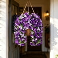 thumbnail image 4 of Artificial Bougainvillea Wall Hangings Artificial Flower Ceiling Decorations Wedding Hall Wall Decorations Silk Flower Hanging Baskets Rattan, 4 of 6