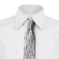 thumbnail image 2 of Floral Necktie, Watercolor Branches, Dress Tie, 3.7", Dried Rose Black, by Ambesonne, 2 of 3