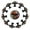 Multicolored 01, variant on 12 Pcs Cabinet Knobs Cherry Vintage Style, Round Crystal Glass Drawer Dresser Wardrobe Handles Pulls Door Cupboard Hardware Knob with Screws for Home Kitchen