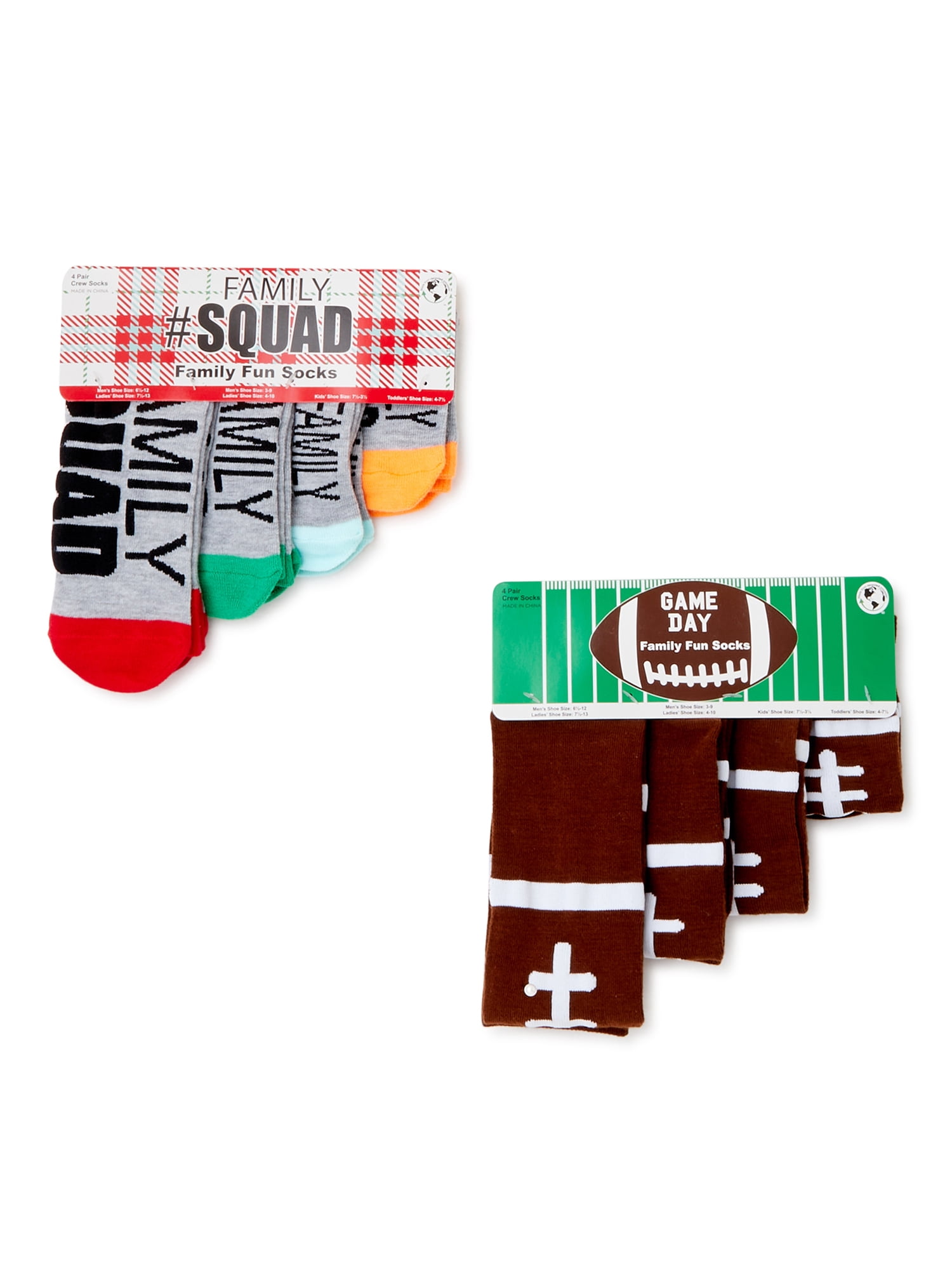 Family Fun Socks Set, 8-Piece
