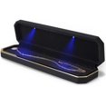 thumbnail image 2 of Luxury Necklace Box, Velvet Jewelry Box Storage Case Organizer Holder with LED Light, Black, 2 of 4
