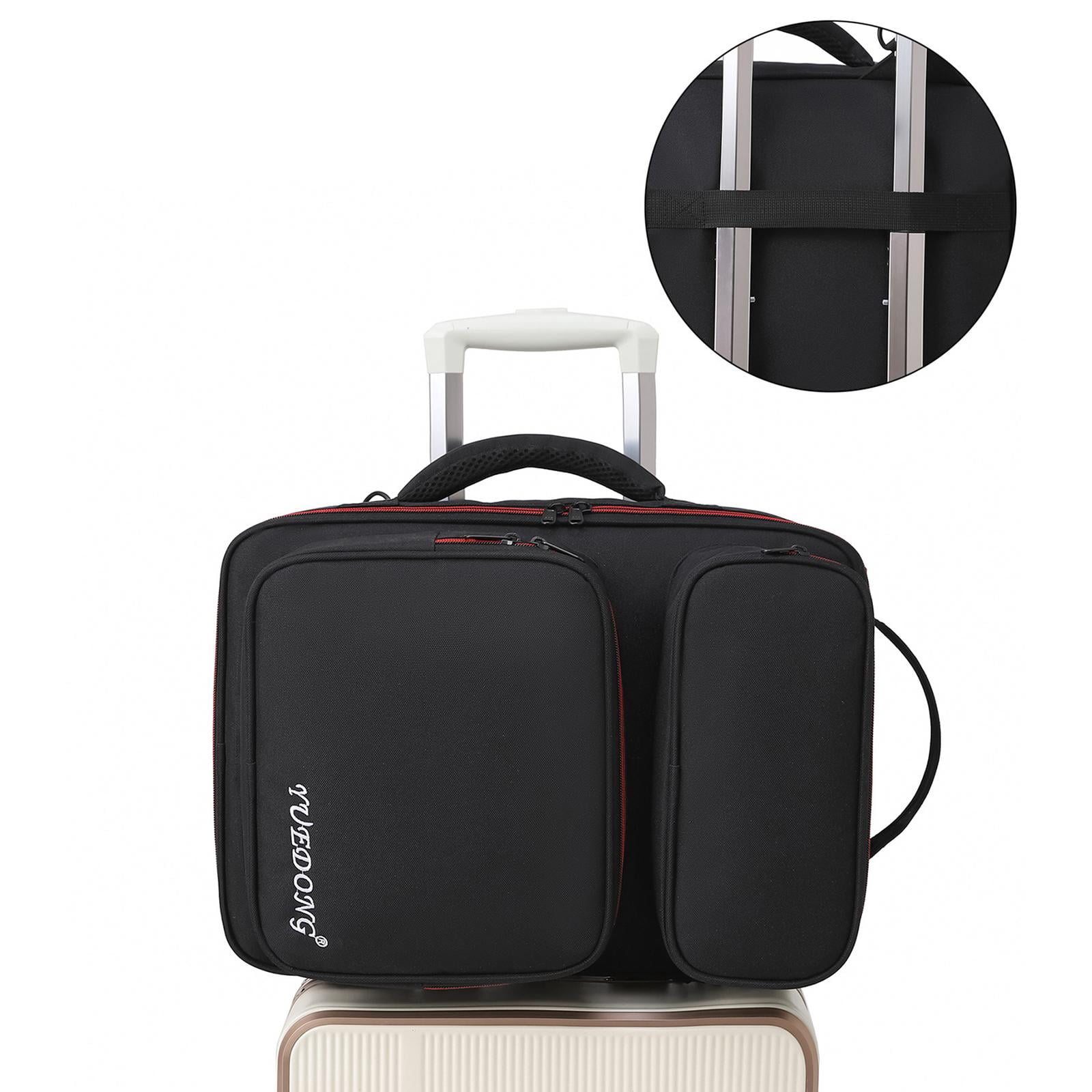 EHJRE Guitar Effects Pedal Board Bag Multieffects Carrier with Handle Oxford Cloth Gig L