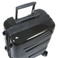 thumbnail image 4 of Dejuno Lumos Hardside 3-Piece Expandable Spinner Luggage Set - Black, 4 of 7