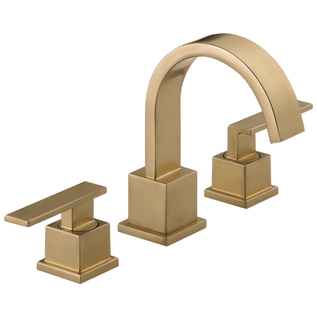 Delta Faucet 3553LF Delta 3553LF Vero Widespread Bathroom Faucet with Pop-Up Drain Assembly - Champagne Bronze