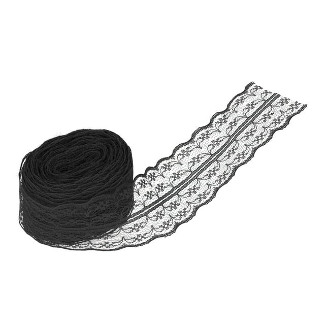 Lace Ribbon, Skin Friendly Comfortable Nylon DIY Making Simple Use Lace For Wedding For Decorating For Daily Use Red,Black,White