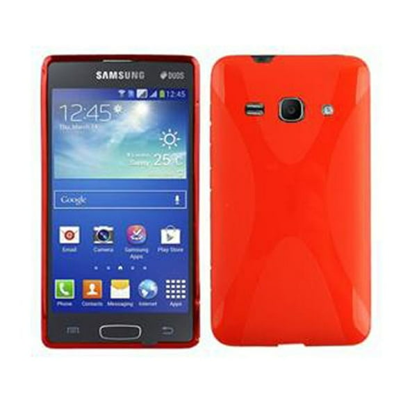 Cadorabo Case for Samsung Galaxy ACE 3 Cover in CANDY APPLE RED TPU Silicone Protection