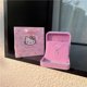 thumbnail image 3 of Collar de cristal Rosa Sanrio de Hello Kitty, cadena de joyería de Anime de aleación de plata, encanto femenino, accesorios de San Valentín, regalo para niña, 3 of 4