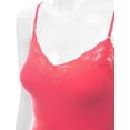 thumbnail image 4 of TheLovely Women's Junior and Plus Adjustable Spaghetti Strap Lace Tim Cami Tank Top, 4 of 5